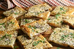 Honey Mustard Ham & Swiss Stuffed Baked Puff Pastry