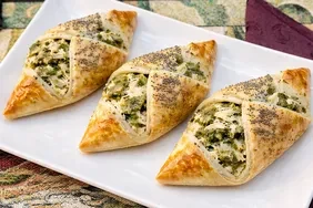 Easy Savory Chicken Pesto Puff Pastry Parcels