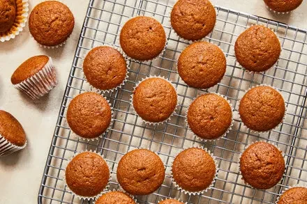 Pumpkin-Ginger Mini Muffins