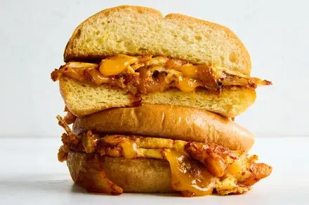 Kimchi, Egg and Cheese Sandwich