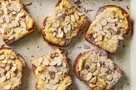 Raspberry Almond Toasts