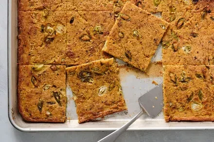 Sheet-Pan Socca (Savory Chickpea Pancake)